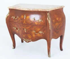 Pamono French Empire Commode Bombe Chest of Drawers, 1890s Online