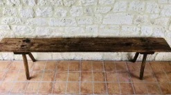 Pamono French Farmhouse Bench, 1940s Hot