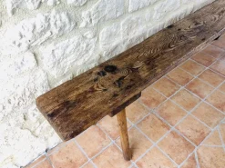 Pamono French Farmhouse Bench, 1940s Hot