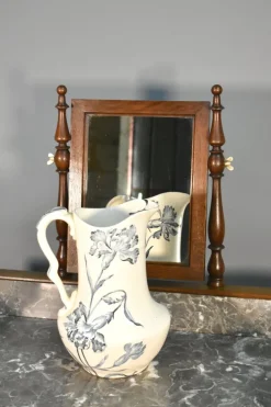 Pamono French Louis Philippe Style Washstand in Oak, 1920s Hot