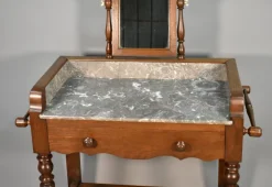 Pamono French Louis Philippe Style Washstand in Oak, 1920s Hot