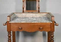 Pamono French Louis Philippe Style Washstand in Oak, 1920s Hot