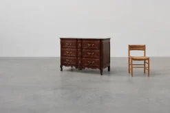 Pamono French Louis XV Style Hand-Crafted Oak Chest of Drawers, 18th Century Best