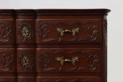 Pamono French Louis XV Style Hand-Crafted Oak Chest of Drawers, 18th Century Best