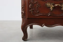 Pamono French Louis XV Style Hand-Crafted Oak Chest of Drawers, 18th Century Best