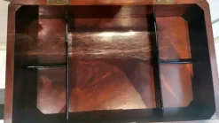 Pamono French Napoleon III Style Dressing Table with Mirror and Faux Drawer, 1850s Clearance