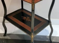 Pamono French Napoleon III Style Dressing Table with Mirror and Faux Drawer, 1850s Clearance