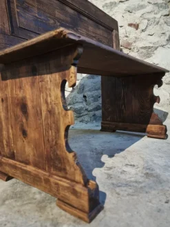 Pamono French Pine Bench, 1920s Discount