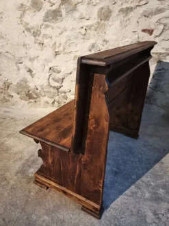 Pamono French Pine Bench, 1920s Discount