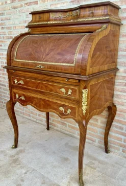 Pamono French Roll-Up Secretary, 1890s Clearance