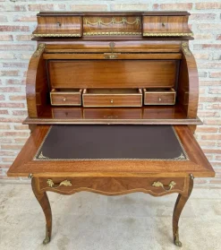 Pamono French Roll-Up Secretary, 1890s Clearance