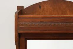 Pamono French Rustic Oak Mirrored Medicine Cabinet, 1900s Clearance