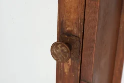 Pamono French Rustic Oak Mirrored Medicine Cabinet, 1900s Clearance