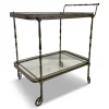 Pamono French Silvered Drinks Trolley, 1960s Best