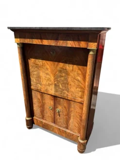 Pamono French Walnut and Mahogany Secretaire, 1830 Discount