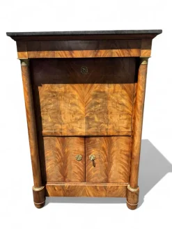 Pamono French Walnut and Mahogany Secretaire, 1830 Discount