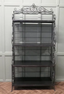 Pamono French Wrought Iron Baker's Shop Stand, 1960s