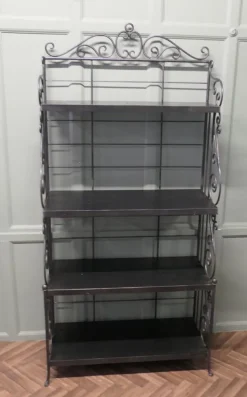 Pamono French Wrought Iron Baker's Shop Stand, 1960s