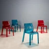 Pamono Frilly Chairs attributed to Patricia Urquiola for Castelli / Anonima Castelli, Set of 4 Online