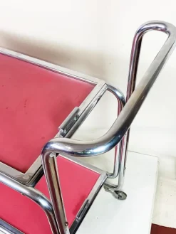 Pamono Functionalist Bauhaus Chrome-Plated Serving Table, 1930s Sale