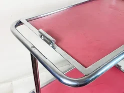 Pamono Functionalist Bauhaus Chrome-Plated Serving Table, 1930s Sale