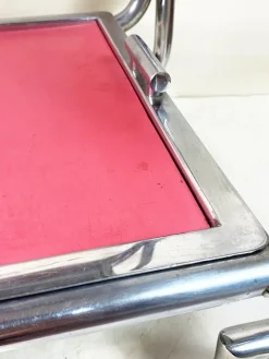 Pamono Functionalist Bauhaus Chrome-Plated Serving Table, 1930s Sale