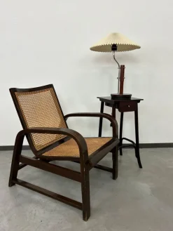 Pamono Functionalist Bentwood Lounge Chair from Thonet, 1930s New