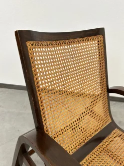 Pamono Functionalist Bentwood Lounge Chair from Thonet, 1930s New