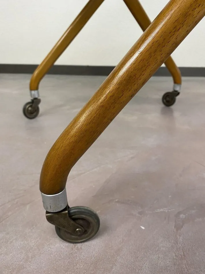 Pamono Functionalist Folding Trolley from Thonet, 1930s New