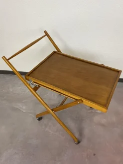 Pamono Functionalist Folding Trolley from Thonet, 1930s New