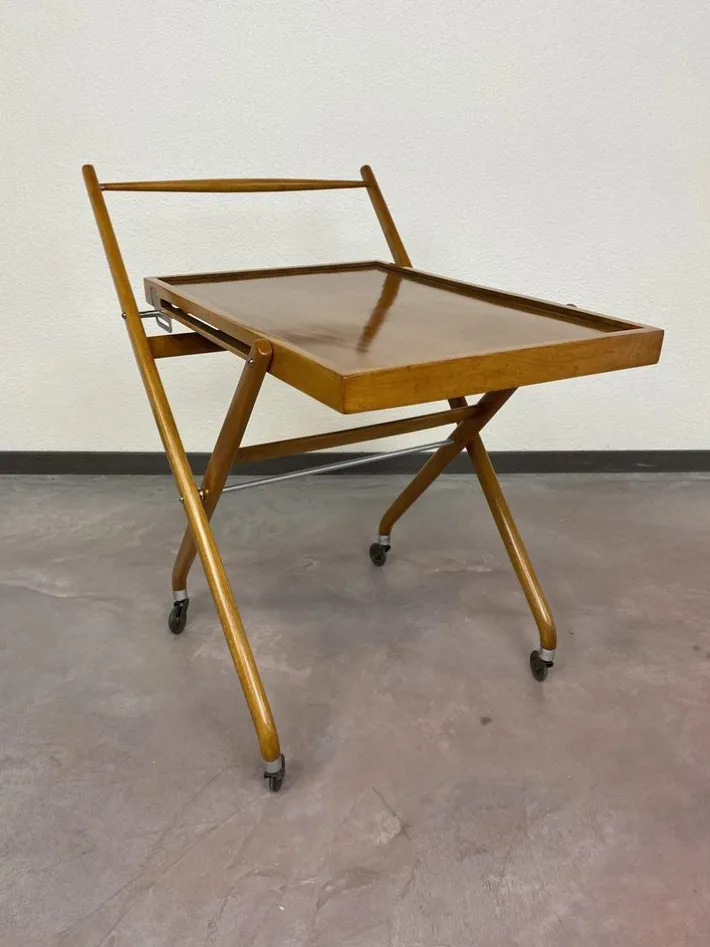 Pamono Functionalist Folding Trolley from Thonet, 1930s New