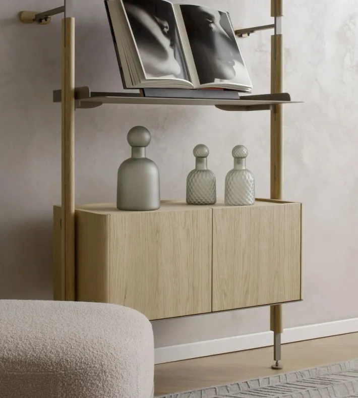 Pamono Galaxy Oak Bookshelf by Morica Design Sale