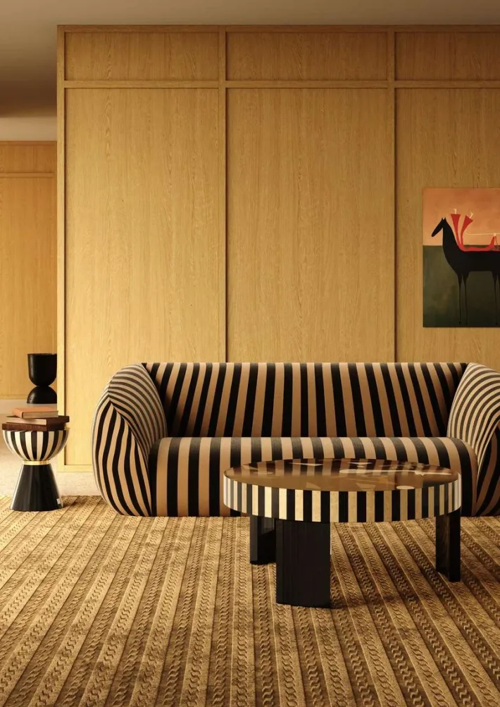 Pamono Gaya Sofa Stripes Sofa from Hommés Studio Sale