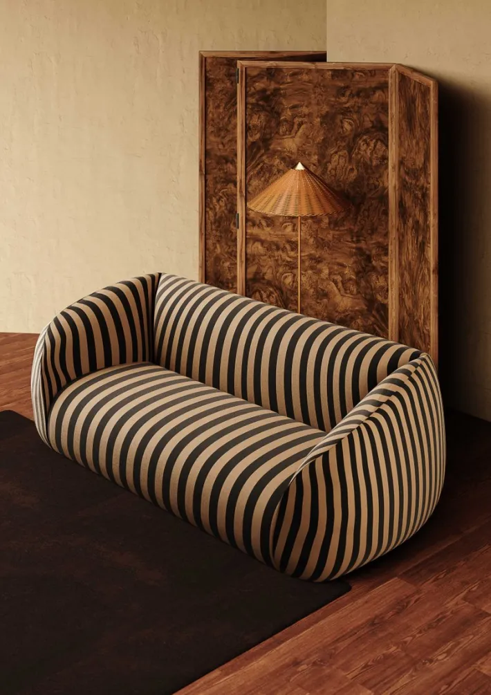 Pamono Gaya Sofa Stripes Sofa from Hommés Studio Sale
