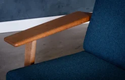 Pamono GE290 Three-Seater Sofa in Oak by Hans J. Wegner for Getama, 1960s