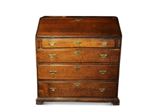 Pamono George III Oak Bureau, 1780s Best