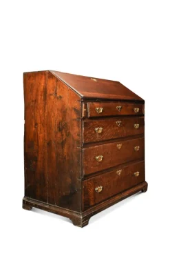 Pamono George III Oak Bureau, 1780s Best