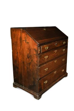 Pamono George III Oak Bureau, 1780s Best