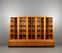 Pamono German Bookcase Wall Unit from Holsatia, 1930s Sale