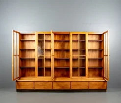 Pamono German Bookcase Wall Unit from Holsatia, 1930s Sale