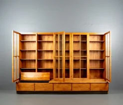 Pamono German Bookcase Wall Unit from Holsatia, 1930s Sale