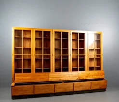 Pamono German Bookcase Wall Unit from Holsatia, 1930s Sale