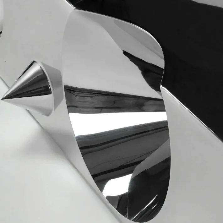 Pamono Get Lost! Bench in Mirror Polished Stainless Steel by Barberini & Gunnell