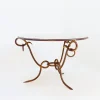 Pamono Gilded Iron Coffee Table by René Drouet, 1940s Sale