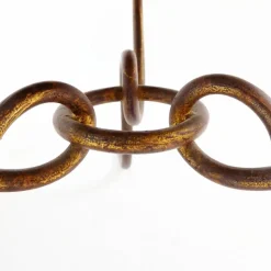 Pamono Gilded Iron Coffee Table by René Drouet, 1940s Sale