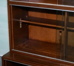 Pamono Glass Front 3-Tier Barrister Bookcase Cabinet from Minty of Oxford, 1930s Discount