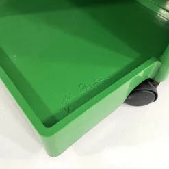 Pamono Green Boby Trolley by Joe Colombo for Bieffeplast, 1960s Online