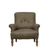 Pamono Green Wool Armchair, 1920s Discount