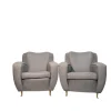 Pamono Grey Armchairs, 1970s, Set of 2 Sale
