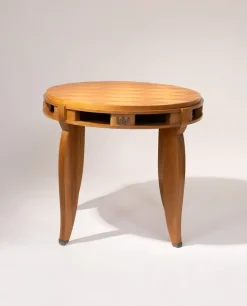 Pamono Guéridon Side Tible attributed to Jules Leleu, 1935 Sale